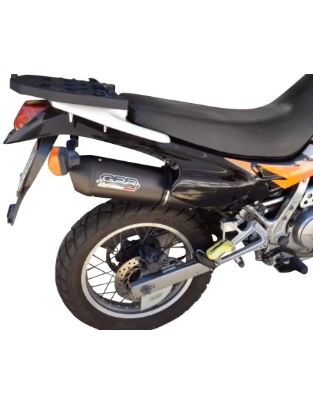 ESCAPE GPR Honda Dominator Nx 650 1988/2001 Furore Nero Sistema Homologado
