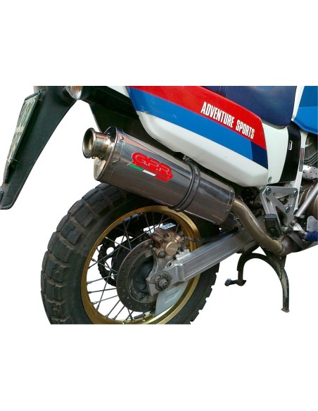 ESCAPE GPR Honda Africa Twin 750 Rd04 1990/1992 Trioval Sistema Homologado