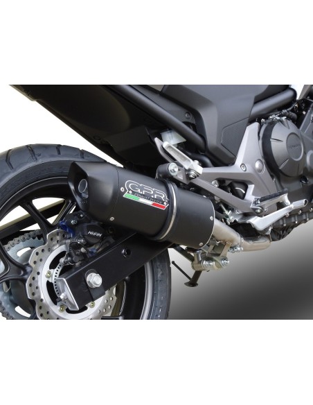 ESCAPE GPR Honda Nc 750 X - S Dct 2014/2015 e3 Furore Nero Sistema Homologado
