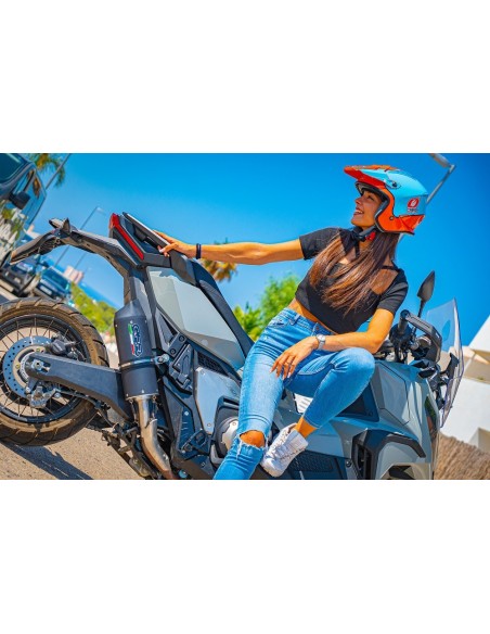 ESCAPE GPR Honda X-Adv 750 2016/2020 e4 Furore Evo4 Nero Sistema Homologado