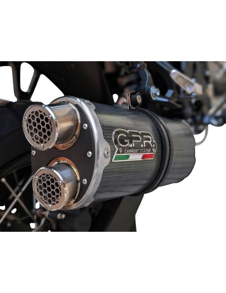 ESCAPE GPR Honda XL 750 TRANSALP 750 2023/2025 e5 Dual Poppy Sistema Homologado