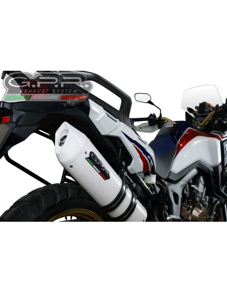 ESCAPE GPR Honda Crf 1000 L Africa Twin 2015/2017 e3 Albus Ceramic Sistema Homologado