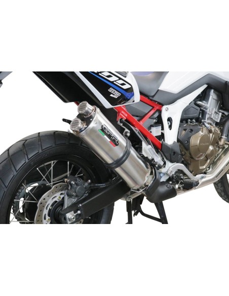 ESCAPE GPR Honda Crf 1000 L Africa Twin 2015/2017 e3 Dual Inox Sistema Homologado