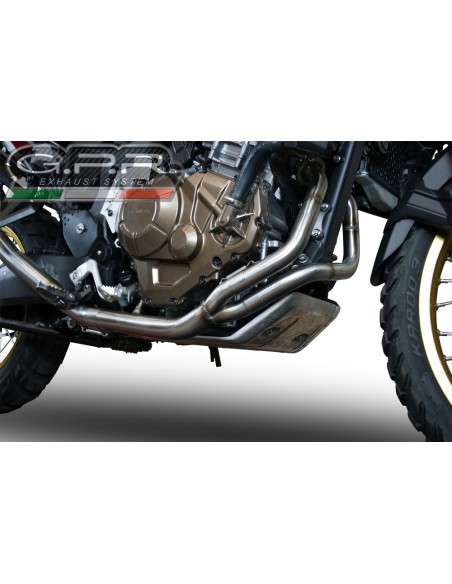 ESCAPE GPR Honda Crf 1000 L Africa Twin 2018/2020 e4 Decatalizzatore Sistema racing
