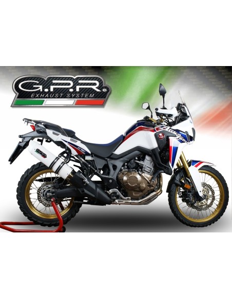 ESCAPE GPR Honda Crf 1000 L Africa Twin Adventure Sport 2018/2020 e4 Albus Evo4 Sistema Homologado