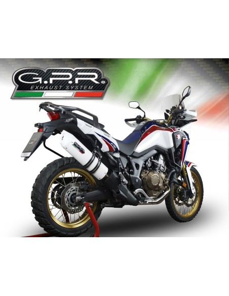 ESCAPE GPR Honda Crf 1000 L Africa Twin Adventure Sport 2018/2020 e4 Albus Evo4 Sistema Homologado