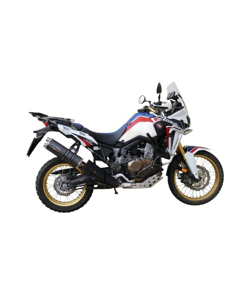 ESCAPE GPR Honda Crf 1000 L Africa Twin Adventure Sport 2018/2020 e4 Dual Poppy Sistema Homologado