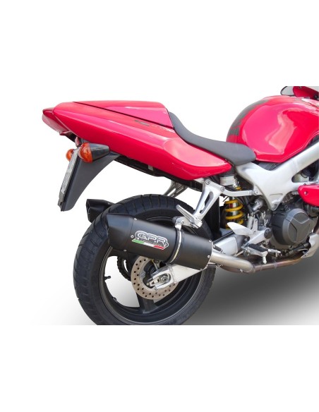 ESCAPE GPR Honda Vtr 1000 F Firestorm 1997/2007 Furore Nero Sistema Homologado