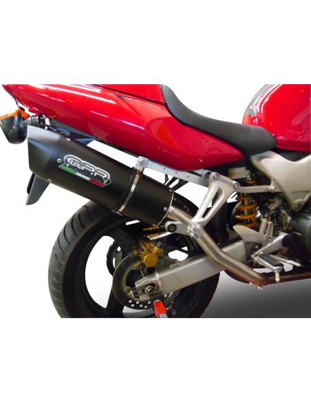 ESCAPE GPR Honda Vtr 1000 F Firestorm 1997/2007 Furore Nero Sistema Homologado