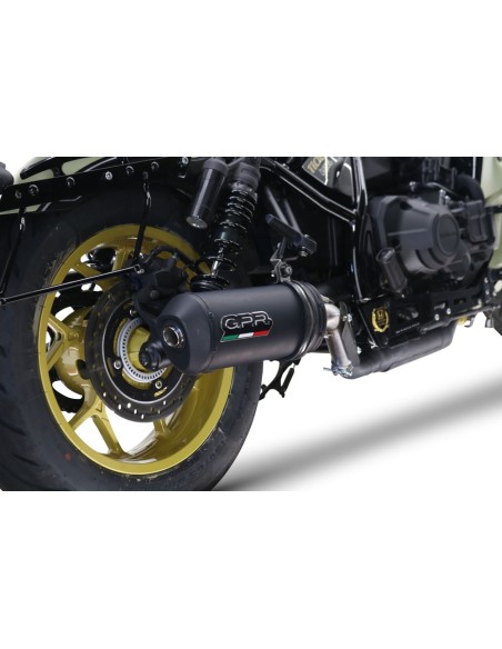 ESCAPE GPR Honda Cmx 1100 Rebel 2021/2024 Ghisa Sistema Homologado