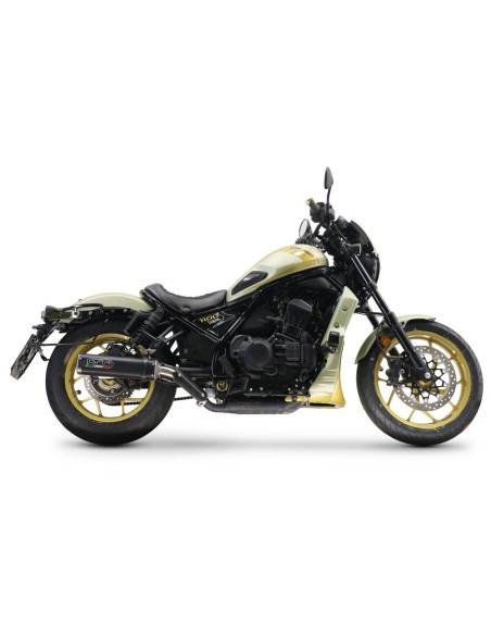 ESCAPE GPR Honda Cmx 1100 Rebel 2021/2024 M3 Black Titanium Sistema Homologado