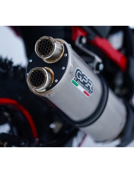 ESCAPE GPR Honda Crf 1100 L Africa Twin Adventure Sport 2025/2026 Dual Inox Sistema Homologado