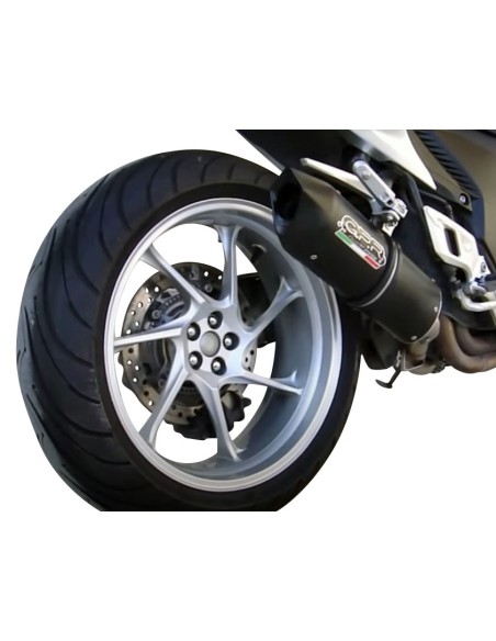 ESCAPE GPR Honda Vfr 1200 F i.e. 2010/2016 e3 Furore Nero Sistema Homologado