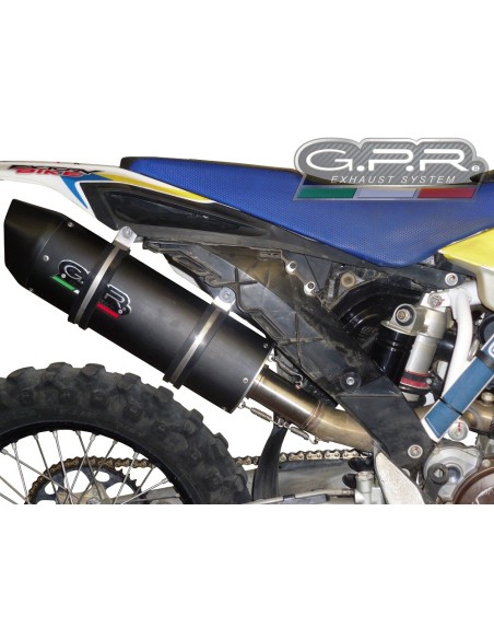 ESCAPE GPR Husqvarna FE 350 2014/2016 Furore Nero Sistema Homologado