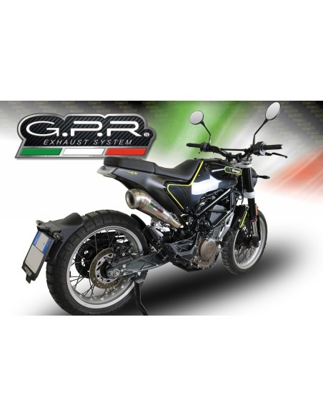 ESCAPE GPR Husqvarna Svartpilen 401 2018/2019 e4 Powercone Evo Sistema homologado con catalizador incluido