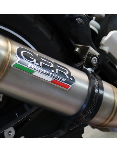 ESCAPE GPR Husqvarna Svartpilen 401 2020 e4 Deeptone Inox Sistema Homologado