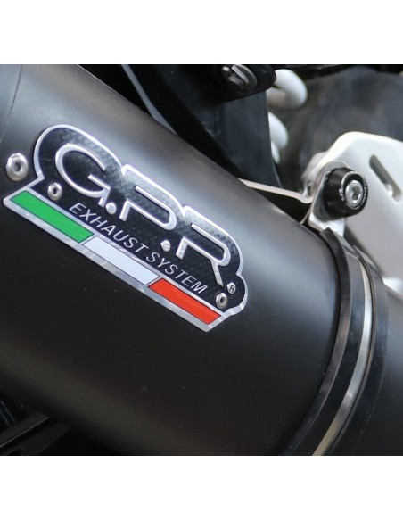 ESCAPE GPR Husqvarna Svartpilen 401 2021/2023 e5 Furore Evo4 Nero Sistema Homologado