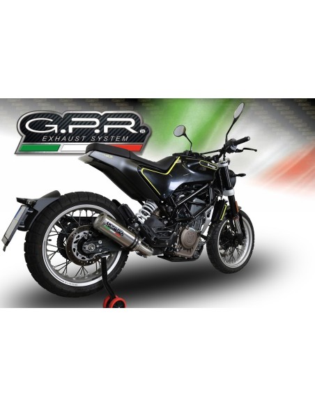 ESCAPE GPR Husqvarna Vitpilen 401 2018/2019 e4 M3 Inox Sistema Homologado