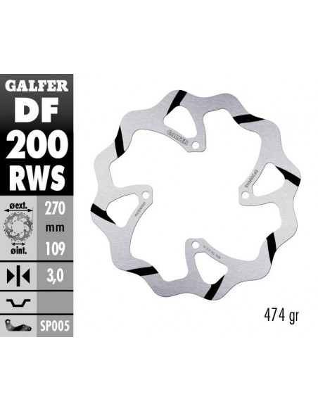 DISCO FIJO RANURADO SOBREMEDID