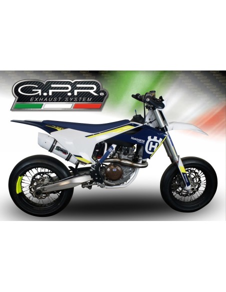 ESCAPE GPR Husqvarna FS 450 2016 Albus Ceramic Sistema racing con Dbkiller no homologado