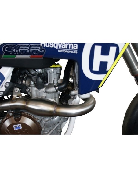 ESCAPE GPR Husqvarna FS 450 2016 Furore Nero Sistema racing con Dbkiller no homologado