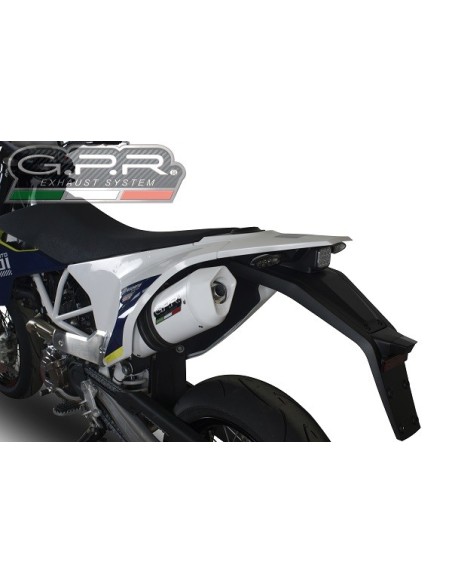 ESCAPE GPR Husqvarna Enduro 701 2015/2016 e3 Albus Ceramic Sistema homologado con catalizador incluido