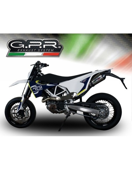 ESCAPE GPR Husqvarna Enduro 701 2021/2024 e5 Grand Prix Evo Titanium Sistema homologado con catalizador incluido