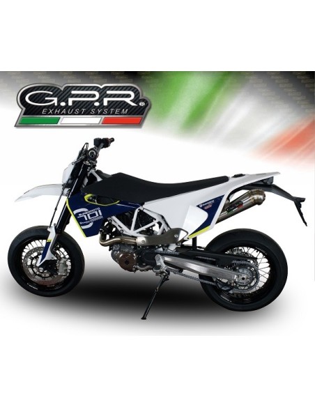 ESCAPE GPR Husqvarna Supermoto 701 2015/2016 e3 Powercone Evo Sistema Homologado
