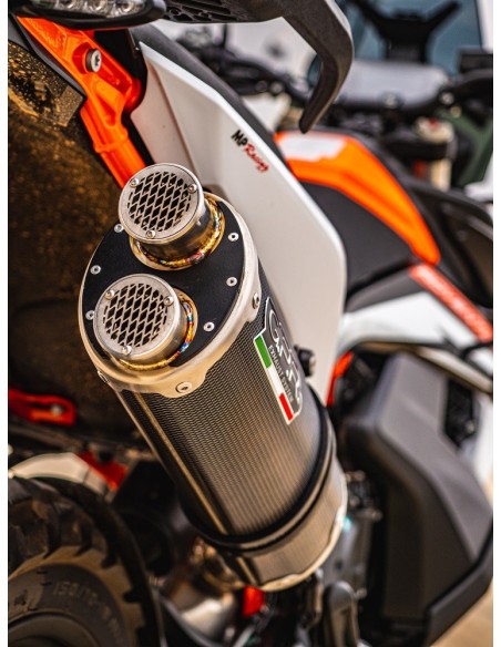 ESCAPE GPR Husqvarna Norden 901 2022/2024 e5 Dual Poppy Sistema Homologado