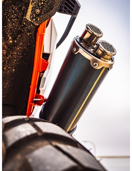 ESCAPE GPR Husqvarna Norden 901 2022/2024 e5 Dual Poppy Sistema Homologado