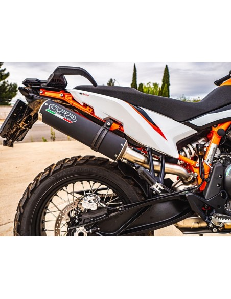 ESCAPE GPR Husqvarna Norden 901 2022/2024 e5 M3 Black Titanium Sistema Homologado