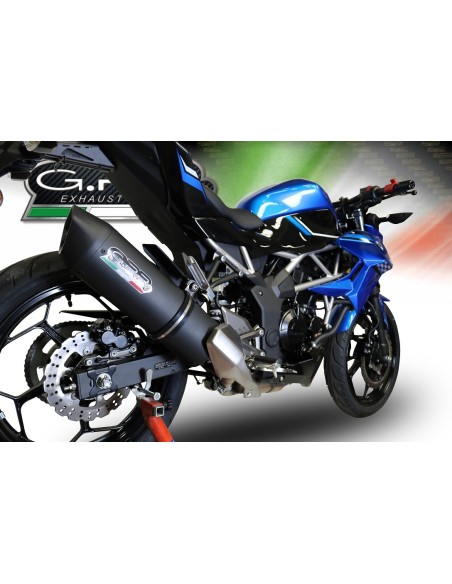 ESCAPE GPR Kawasaki Z 125 2021/2024 e5 Furore Evo4 Nero Sistema Homologado