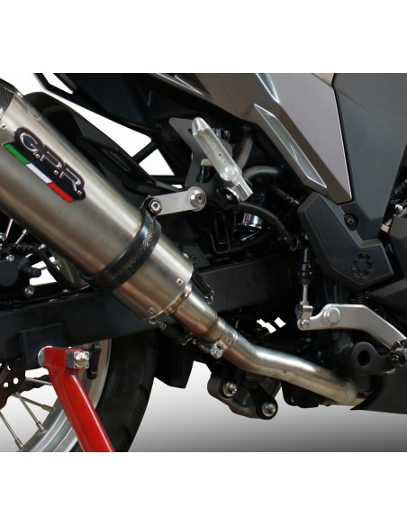 ESCAPE GPR Kawasaki Versys-X 300 2017/2021 e4 Furore Evo4 Nero Sistema homologado con catalizador incluido