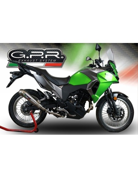 ESCAPE GPR Kawasaki Versys-X 300 2017/2021 e4 Powercone Evo Sistema homologado con catalizador incluido