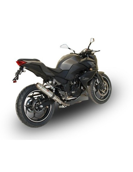 ESCAPE GPR Kawasaki Z 300 2014/2017 e3 Deeptone Inox Sistema Homologado