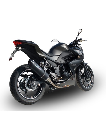 ESCAPE GPR Kawasaki Z 300 2014/2017 e3 Furore Nero Sistema racing