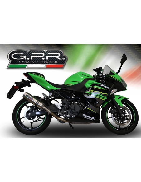 ESCAPE GPR Kawasaki Ninja 400 2018/2022 e4 M3 Inox Sistema Homologado