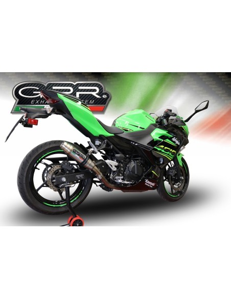ESCAPE GPR Kawasaki Z 400 2018/2022 e4 Deeptone Inox Sistema Homologado