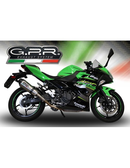 ESCAPE GPR Kawasaki Z 400 2018/2022 e4 Grand Prix Evo Titanium Sistema Homologado