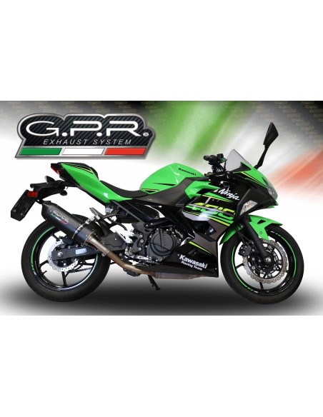 ESCAPE GPR Kawasaki Z 400 2023/2025 e5 Furore Evo4 Nero Sistema Homologado