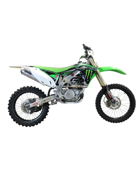 ESCAPE GPR Kawasaki Kx 450 F 2012/2015 Pentacross Titanium Sistema racing con Dbkiller FIM