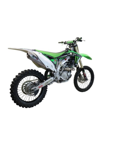 ESCAPE GPR Kawasaki Kx 450 F 2012/2015 Pentacross Titanium Sistema racing con Dbkiller FIM