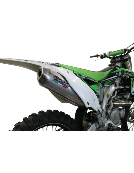 ESCAPE GPR Kawasaki Kx 450 F 2012/2015 Pentacross Titanium Sistema racing con Dbkiller FIM