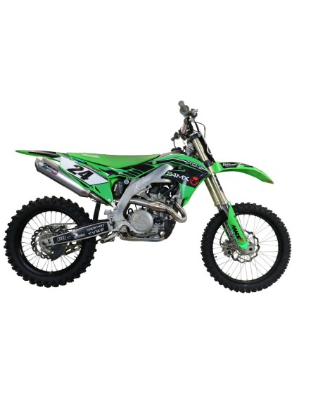 ESCAPE GPR Kawasaki Kx 450 X 2020 Pentacross Inox Sistema racing con Dbkiller FIM