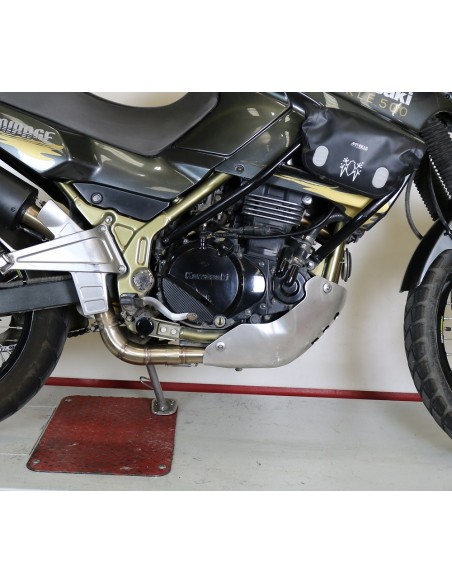 ESCAPE GPR Kawasaki Kle 500 1991/2007 Decatalizzatore Sistema racing