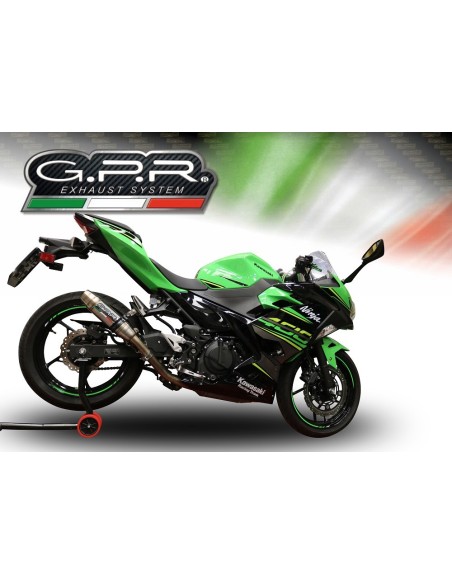 ESCAPE GPR Kawasaki Z 500 2023/2025 e5 Deeptone Inox Sistema Homologado