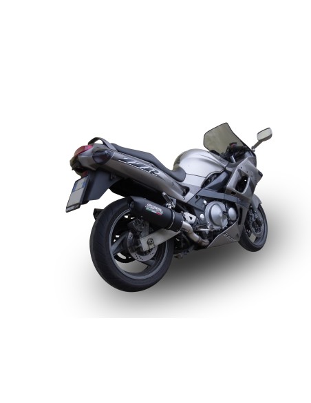 ESCAPE GPR Kawasaki Zzr 600 2002/2006 Furore Nero Sistema Homologado
