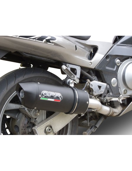 ESCAPE GPR Kawasaki Zzr 600 2002/2006 Furore Nero Sistema Homologado
