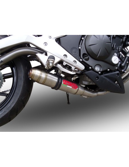 ESCAPE GPR Kawasaki Er 6 N - F 2012/2016 e3 Deeptone Inox Sistema Homologado