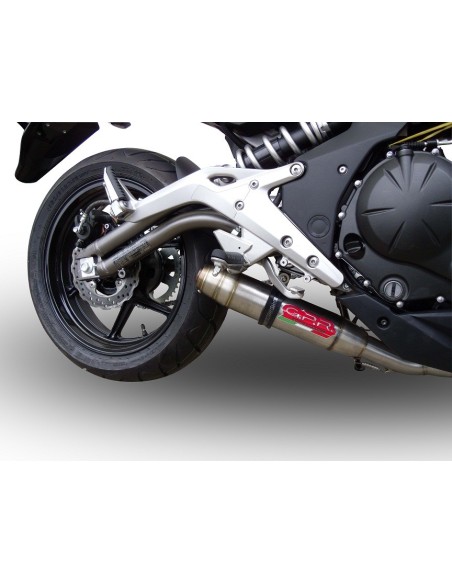 ESCAPE GPR Kawasaki Er 6 N - F 2012/2016 e3 Deeptone Inox Sistema homologado con catalizador incluido